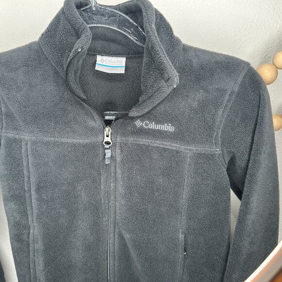 Columbia Dark Gray Fleece Jacket - Picture 3 of 3
